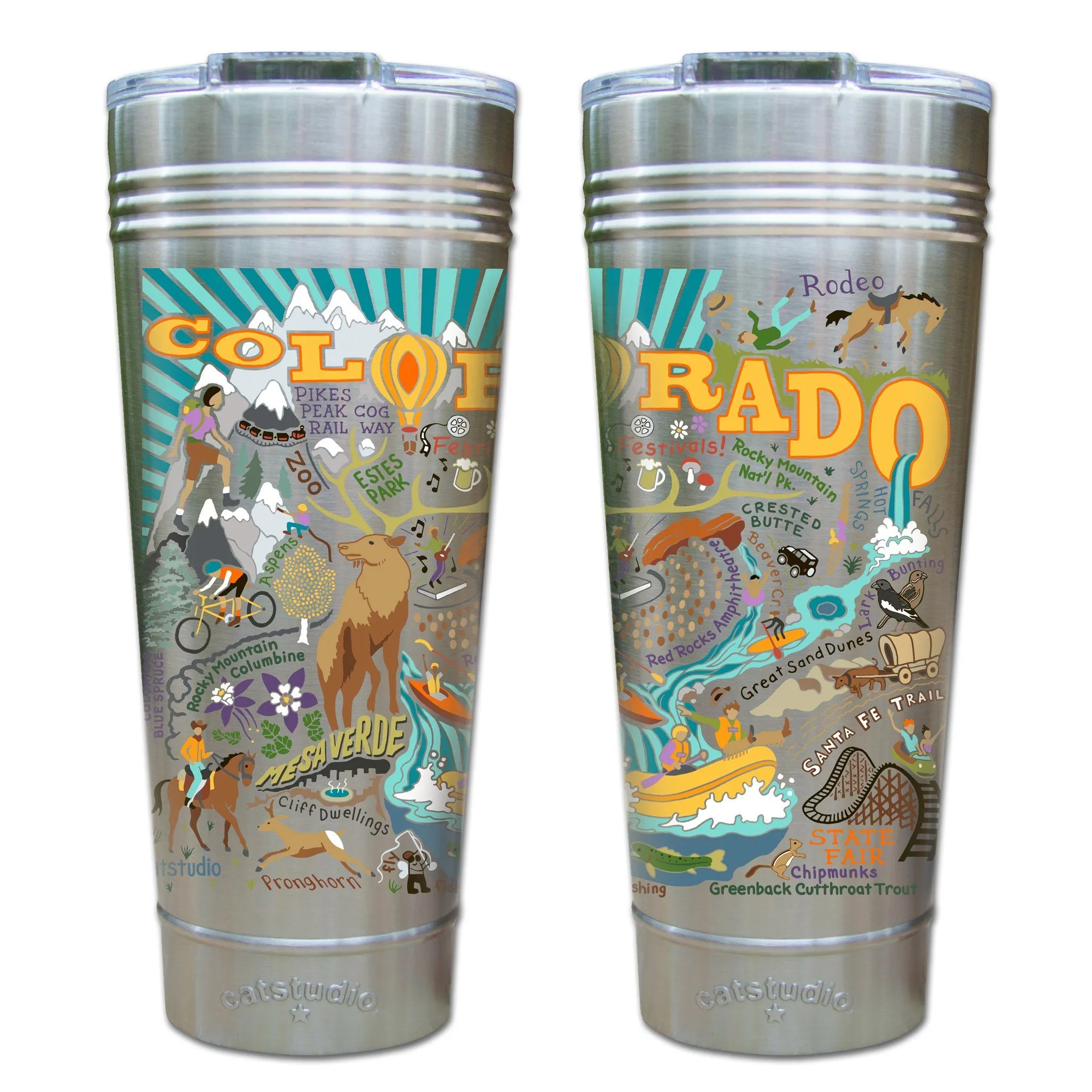 Summer Colorado Thermal Tumbler