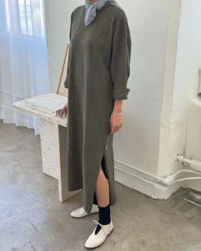 Sunday Dress - Olive Green