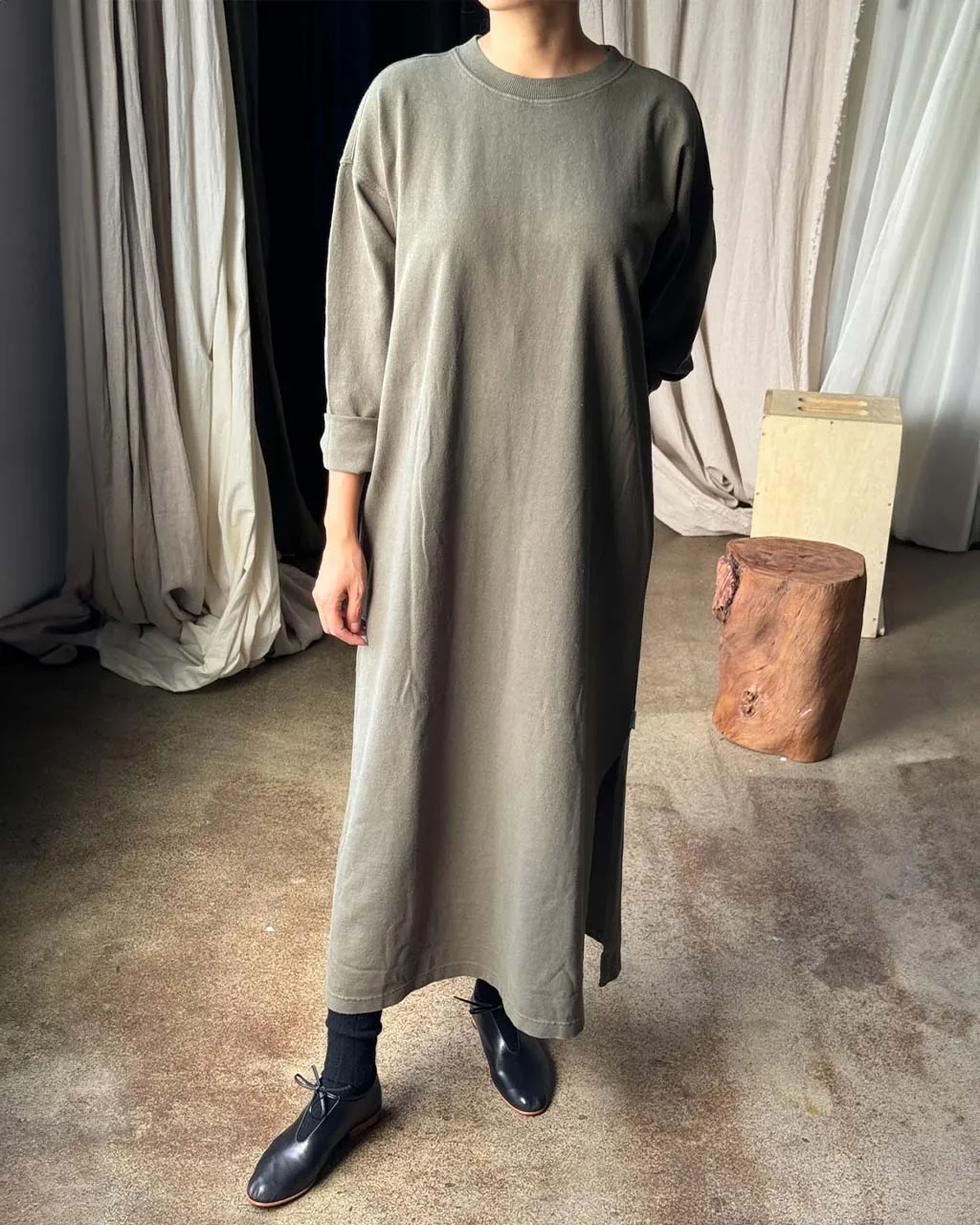 Sunday Dress - Olive Green