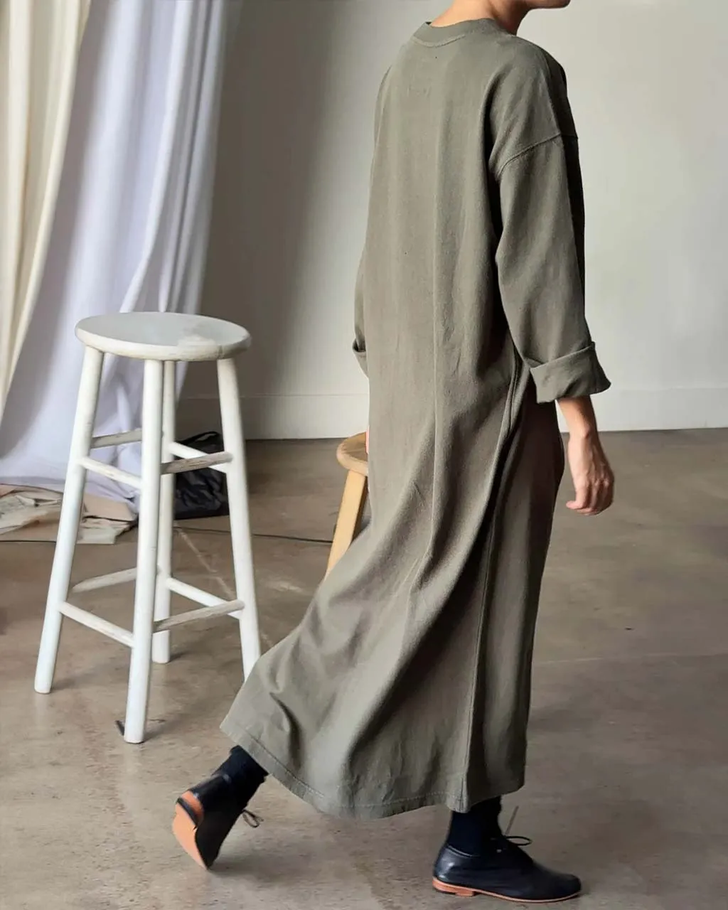 Sunday Dress - Olive Green