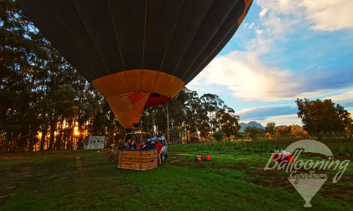 Sunrise Hot Air Balloon Experience incl Breakfast