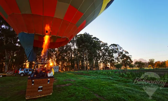 Sunrise Hot Air Balloon Experience incl Breakfast