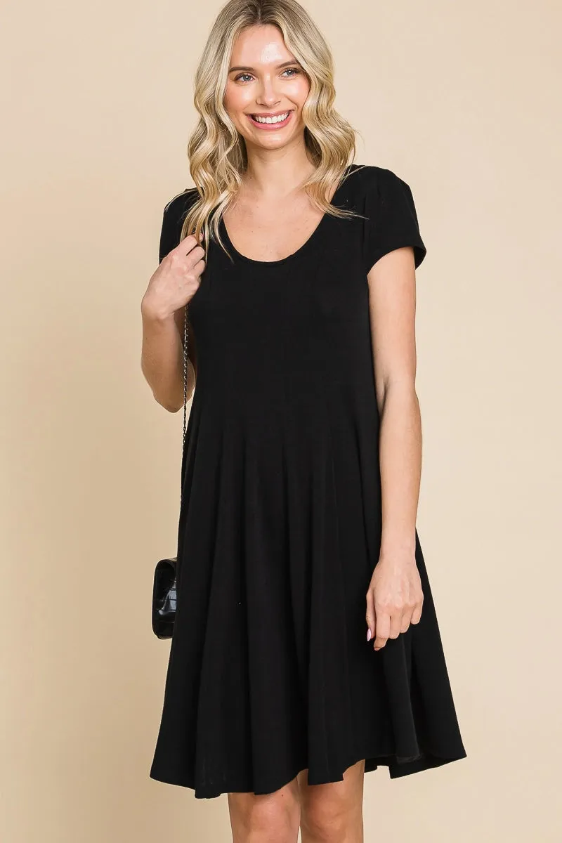 Swing Dress - Black