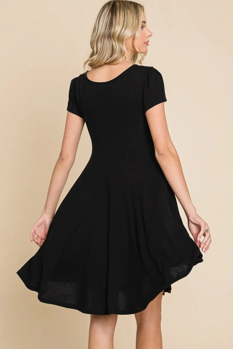 Swing Dress - Black
