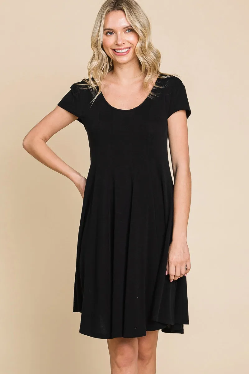 Swing Dress - Black