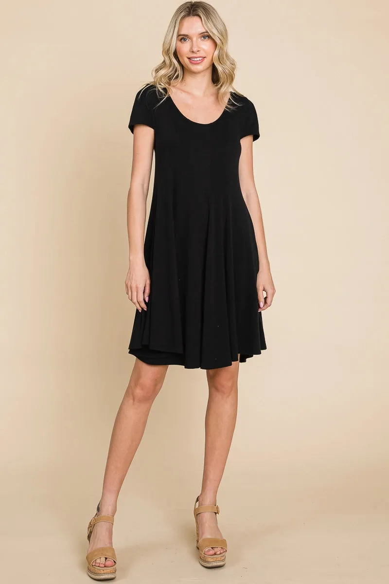 Swing Dress - Black