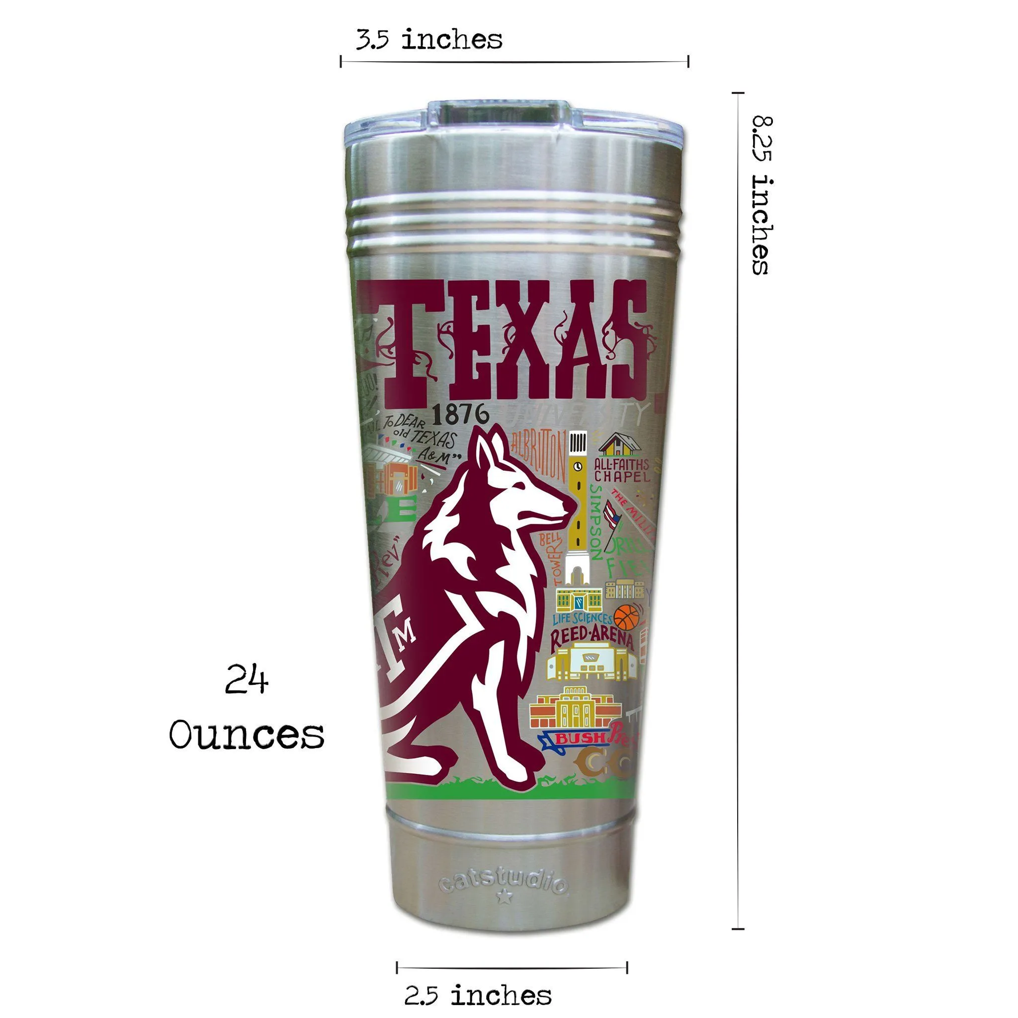 Texas A&M University Collegiate Thermal Tumbler