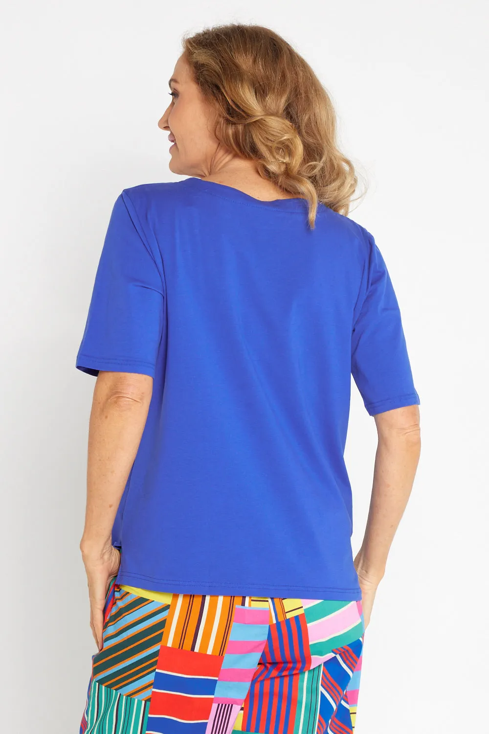 The Essential Tee - Cobalt Blue