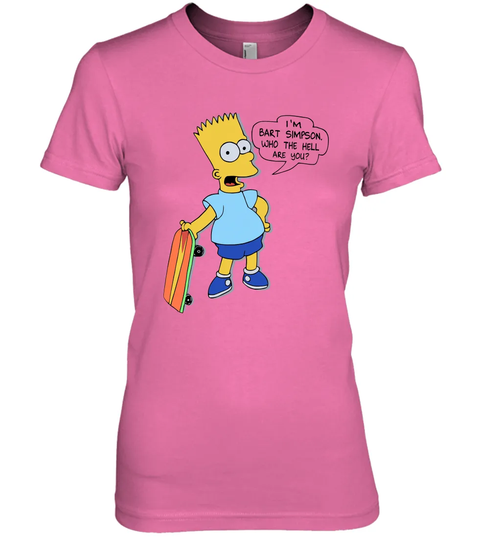 The Great Bart Simpson Who The Hell Are You School Ban of 1990 Shirt Women's The Boyfriend Tee