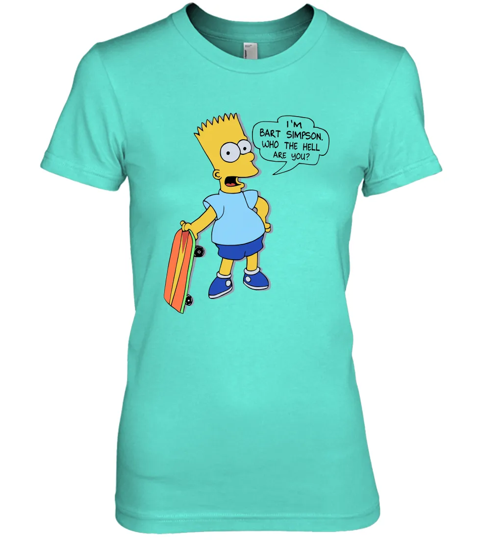 The Great Bart Simpson Who The Hell Are You School Ban of 1990 Shirt Women's The Boyfriend Tee