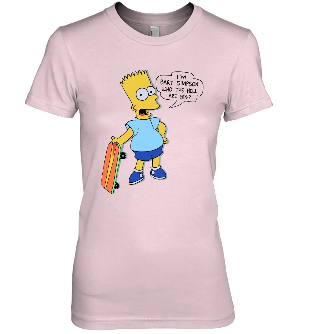 The Great Bart Simpson Who The Hell Are You School Ban of 1990 Shirt Women's The Boyfriend Tee
