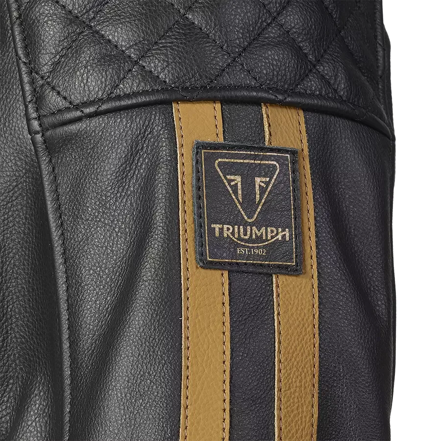 TRIUMPH BRADDAN SPORT JACKET - BLACK/GOLD