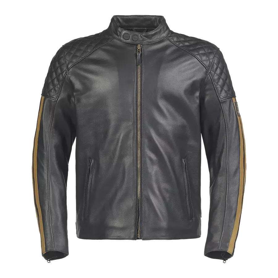 TRIUMPH BRADDAN SPORT JACKET - BLACK/GOLD
