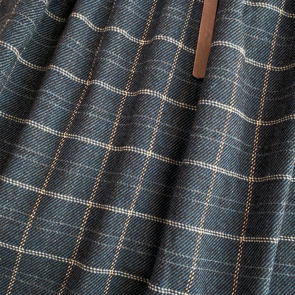 Vintage Plaid Tweed Slip Dress
