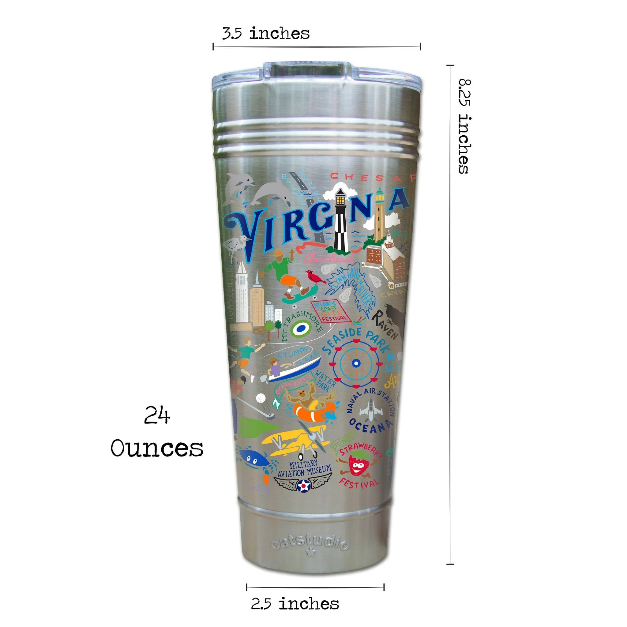 Virginia Beach Thermal Tumbler