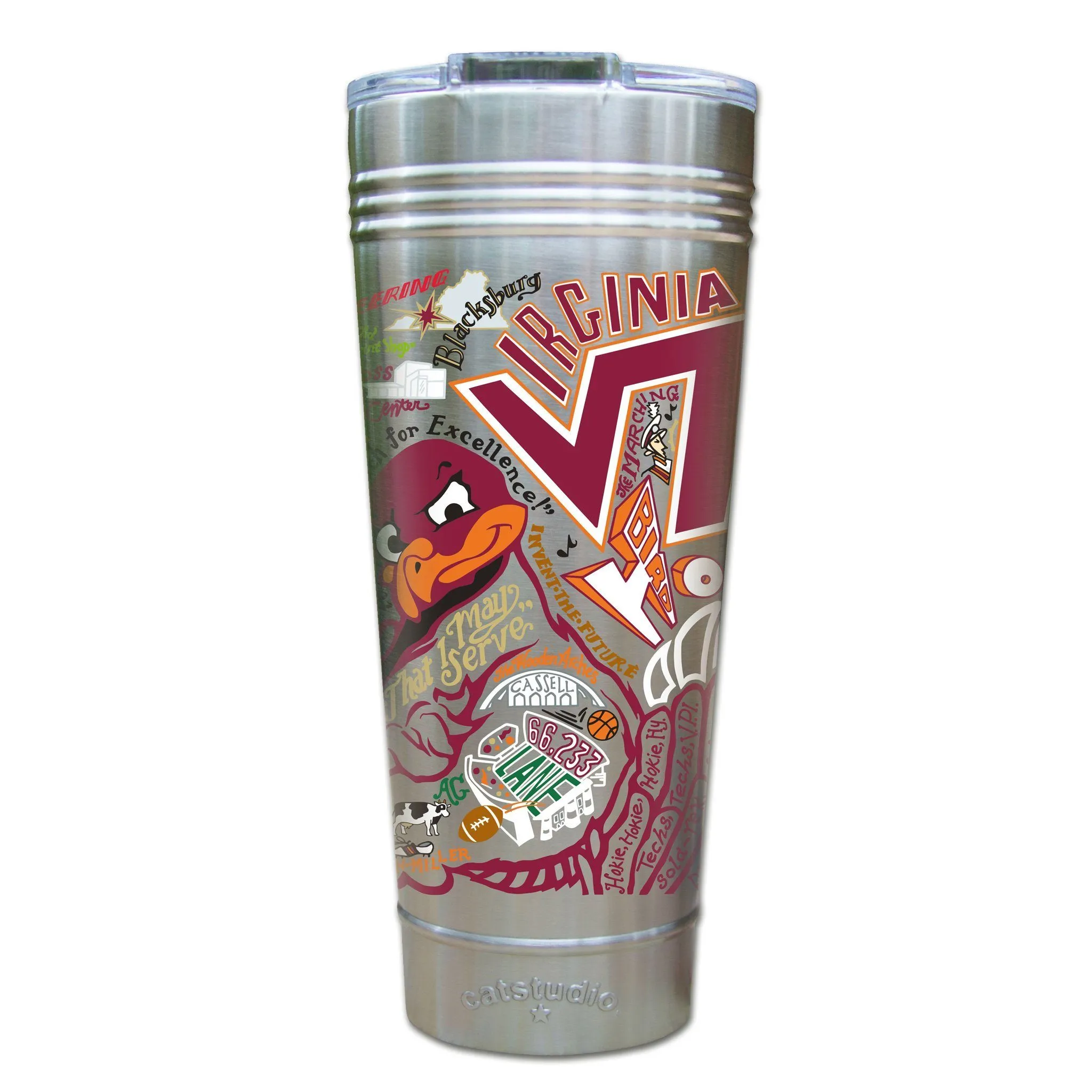 Virginia Tech Collegiate Thermal Tumbler