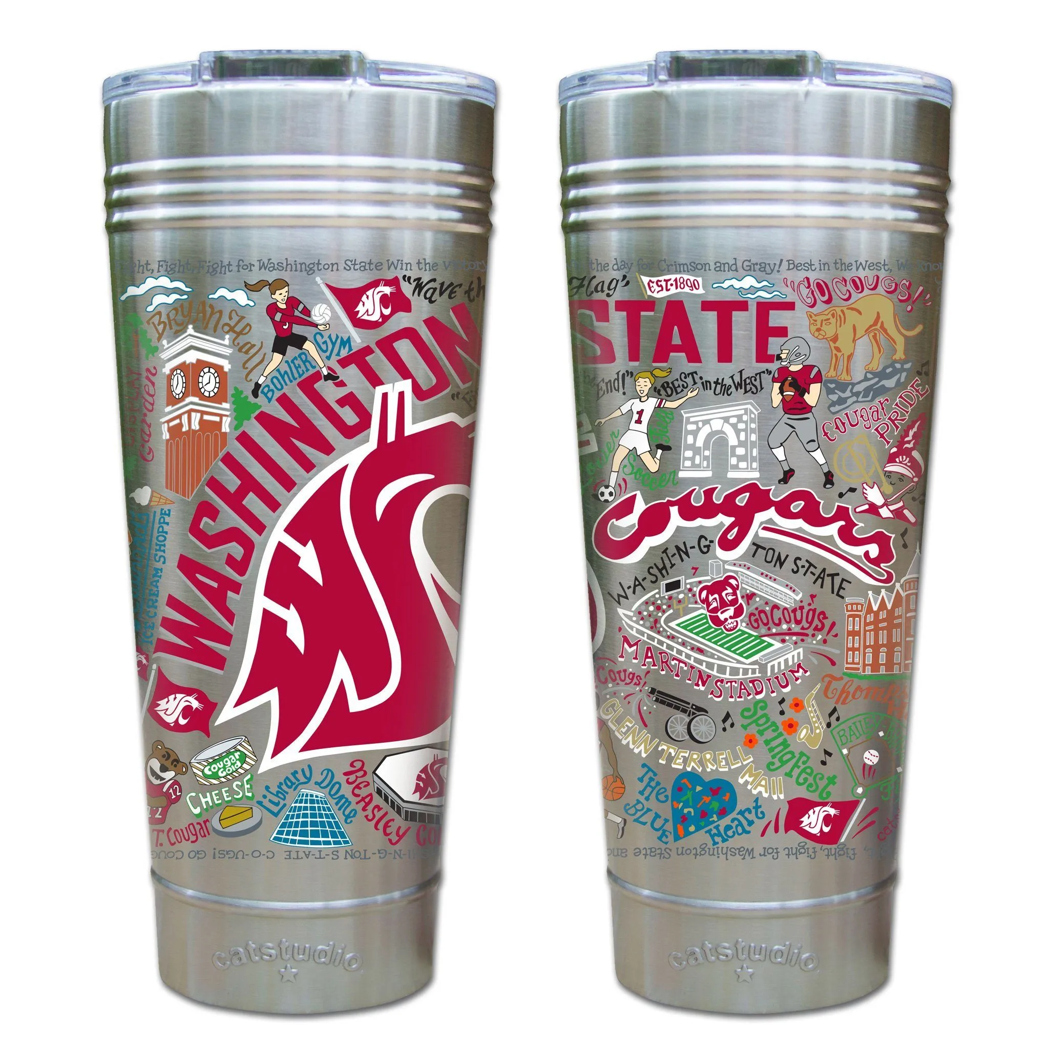 Washington State University Collegiate Thermal Tumbler