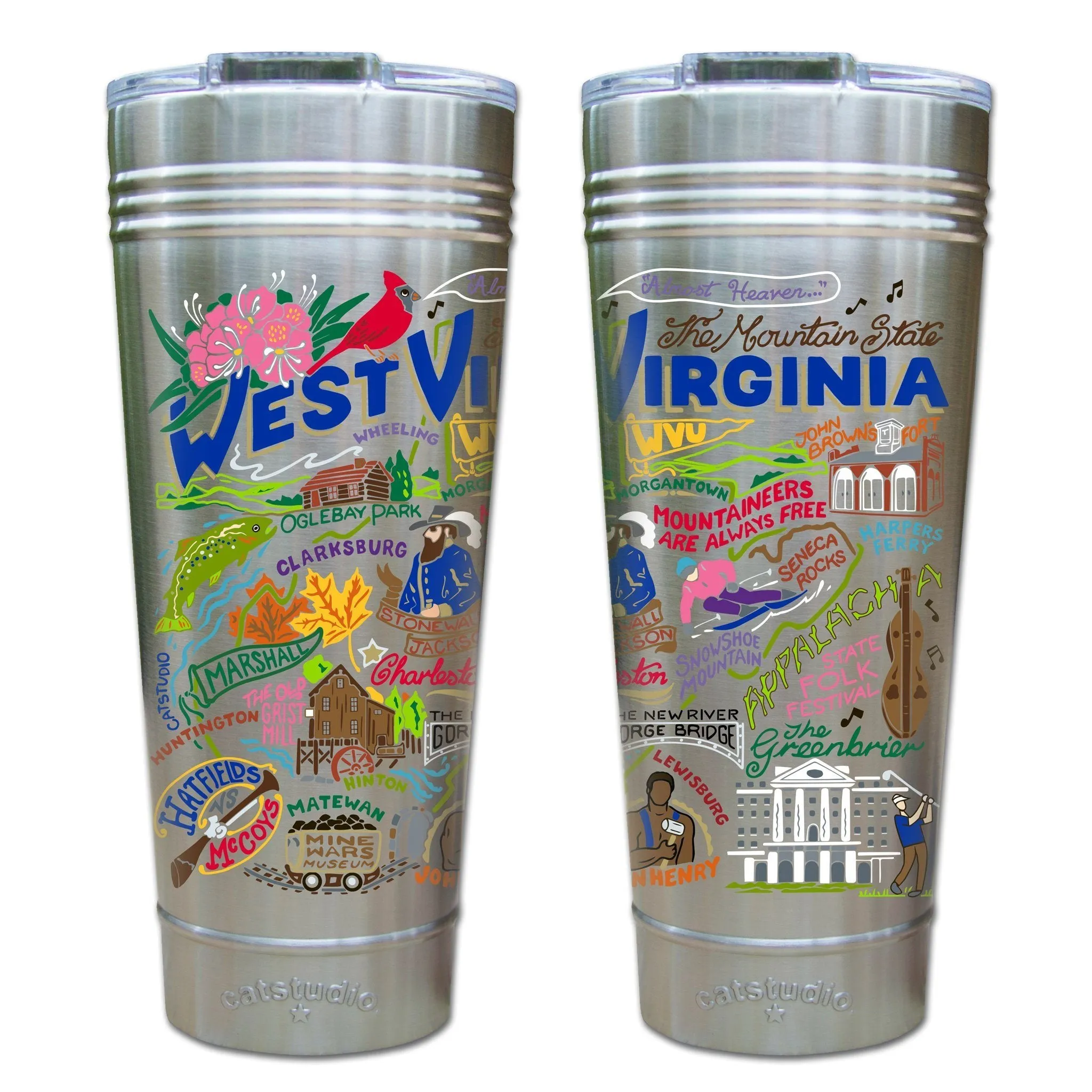 West Virginia Thermal Tumbler