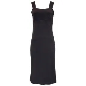 Wide Strap Slip Black