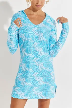 Women's Seacoast Swim Cover-Up Dress  |  Antigua Blue Paradise Palm
