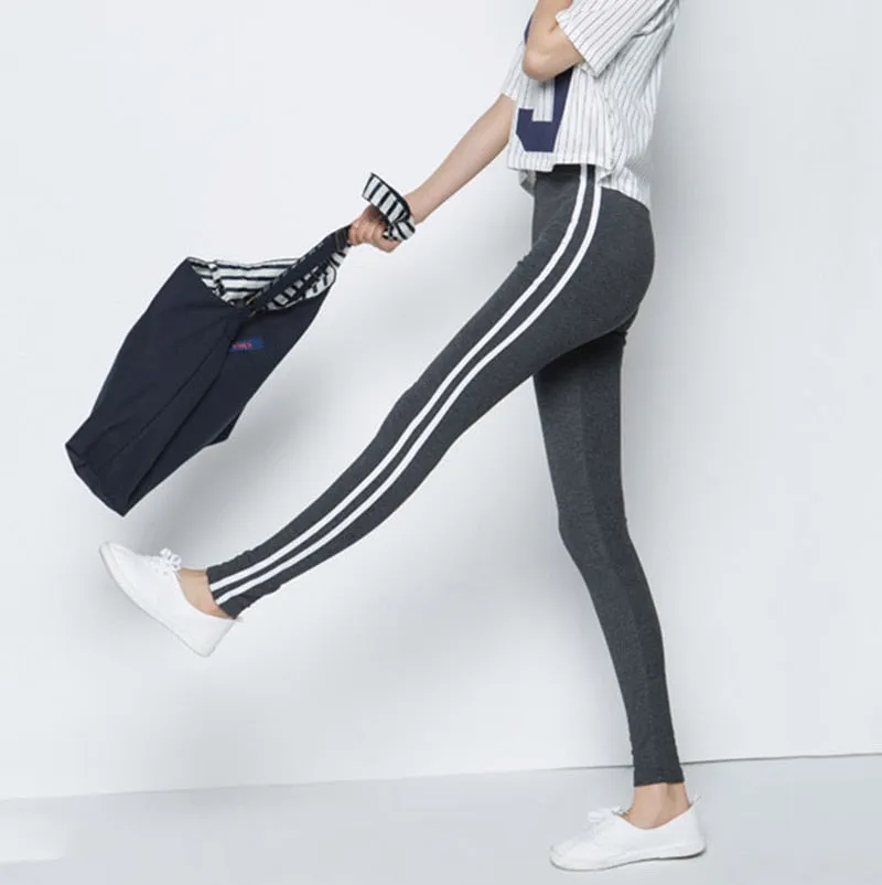 Women's Spring Casual Mid Waist Leggins