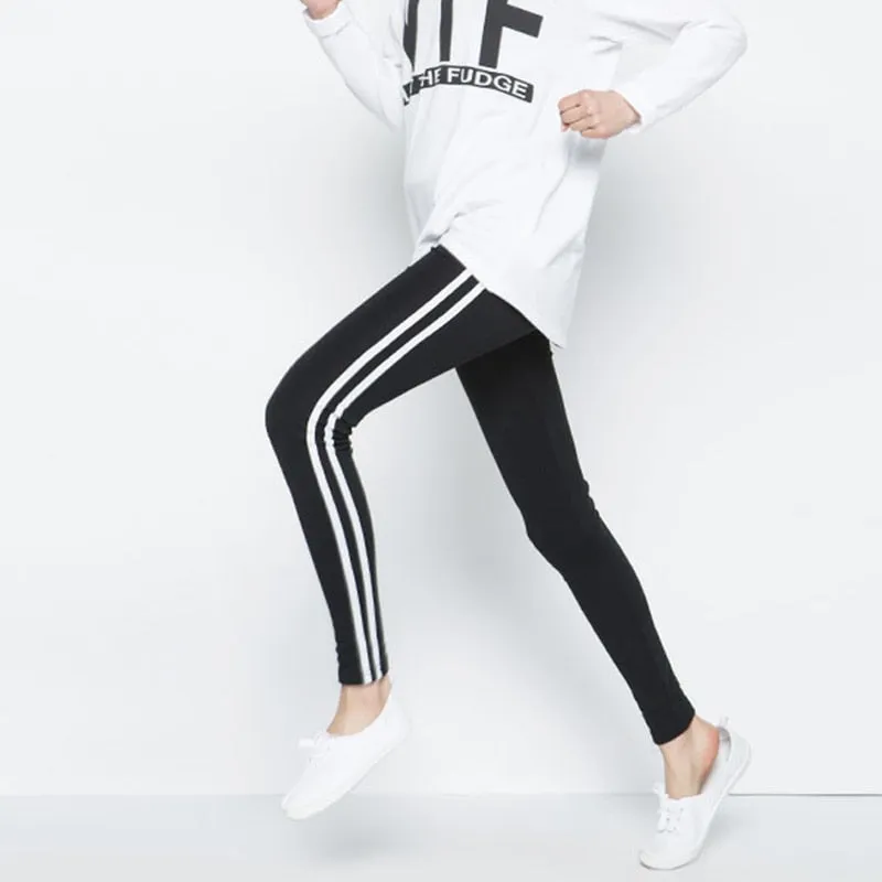 Women's Spring Casual Mid Waist Leggins