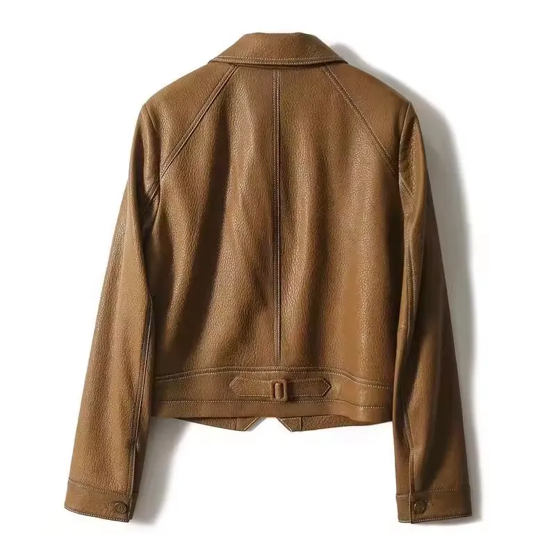 Women's Vintage Genuine Leather Jacket