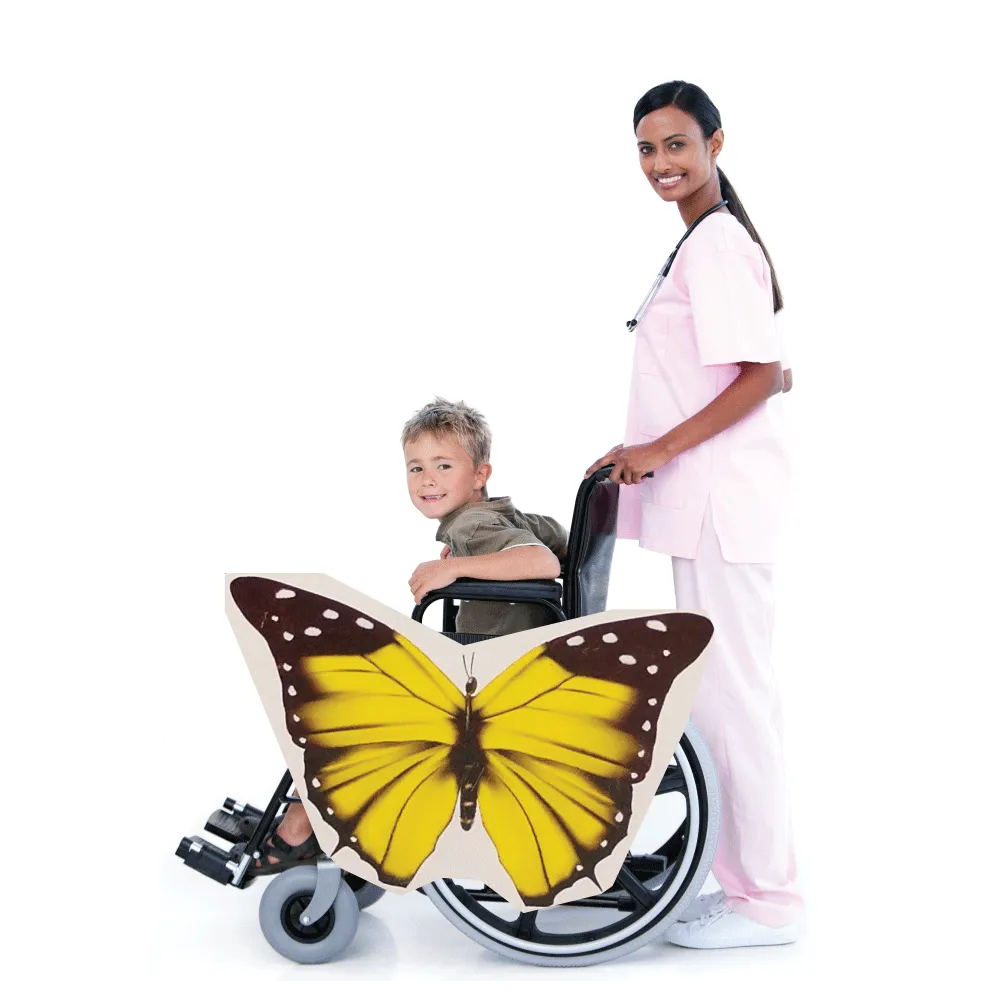 Yellow Butterfly Wheelchair Costume Child's